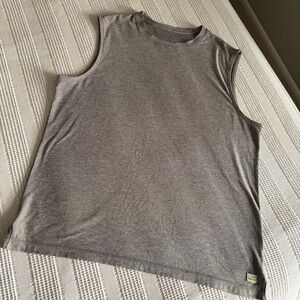 Vuori, Heathered Grey, Strato Tank  Men's Tank Top